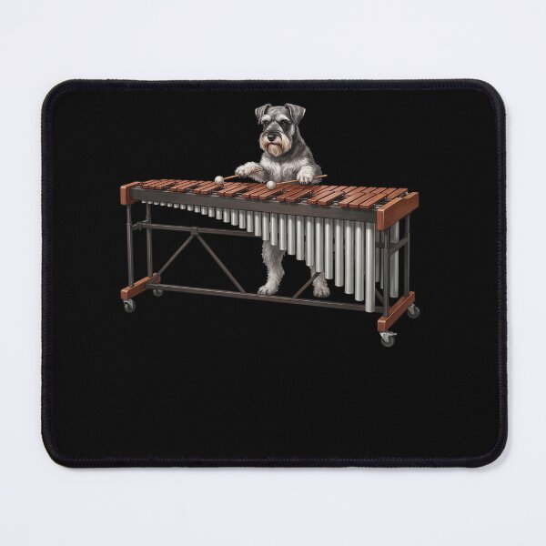 Item preview, Miniature Schnauzer Playing Marimba Player Marimbist Dog Lover designed and sold by TerryConnells.
