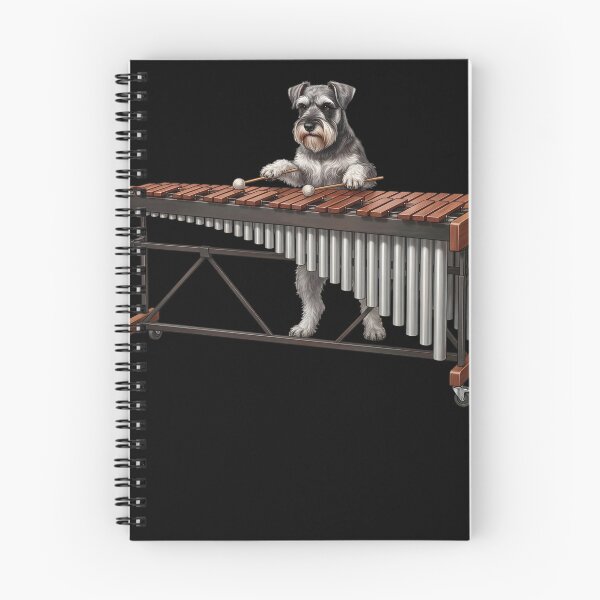 Item preview, Miniature Schnauzer Playing Marimba Player Marimbist Dog Lover designed and sold by TerryConnells.