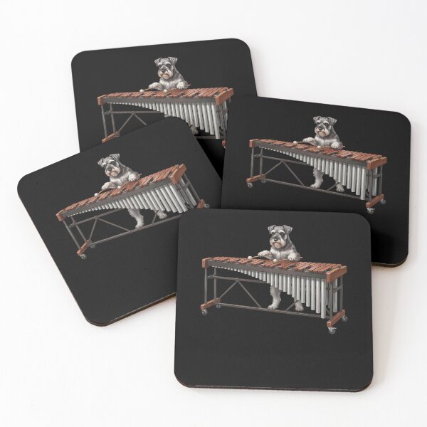 Item preview, Miniature Schnauzer Playing Marimba Player Marimbist Dog Lover designed and sold by TerryConnells.