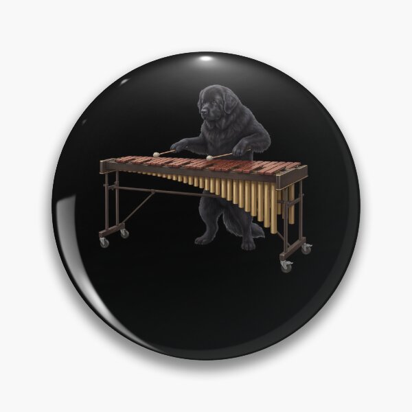 Item preview, Newfoundland Playing Marimba Player Marimbist Dog Lover designed and sold by TerryConnells.