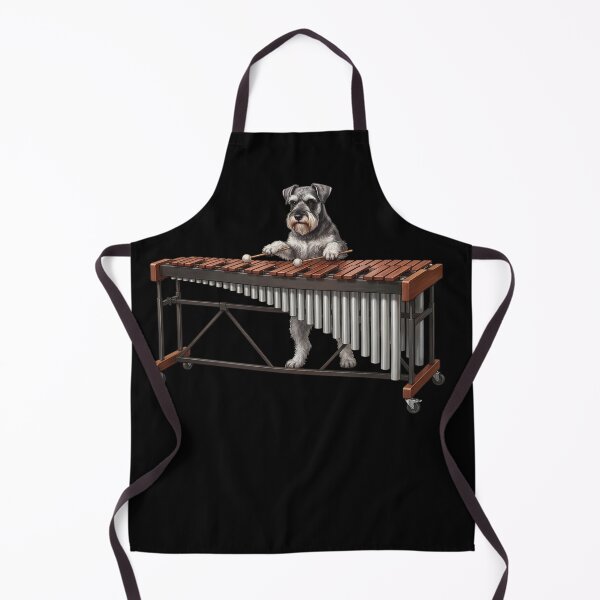 Item preview, Miniature Schnauzer Playing Marimba Player Marimbist Dog Lover designed and sold by TerryConnells.