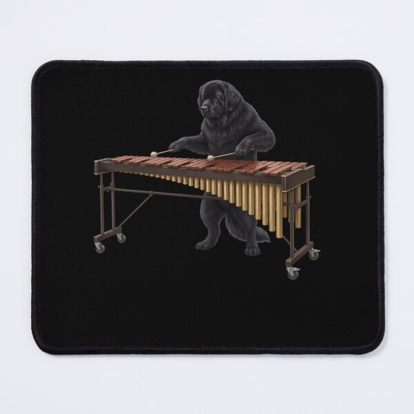 Item preview, Newfoundland Playing Marimba Player Marimbist Dog Lover designed and sold by TerryConnells.