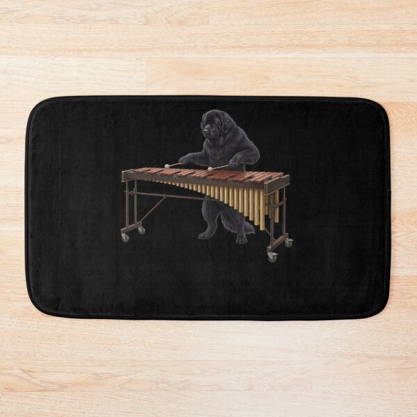 Item preview, Newfoundland Playing Marimba Player Marimbist Dog Lover designed and sold by TerryConnells.