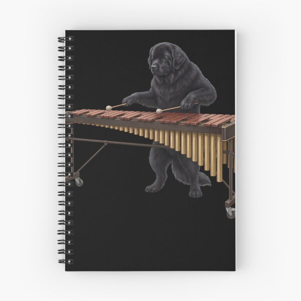 Item preview, Newfoundland Playing Marimba Player Marimbist Dog Lover designed and sold by TerryConnells.