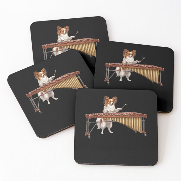 Item preview, Papillon Playing Marimba Player Marimbist Dog Lover designed and sold by TerryConnells.