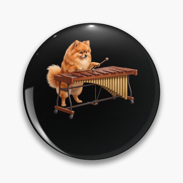 Item preview, Pomeranian Playing Marimba Player Marimbist Dog Lover designed and sold by TerryConnells.