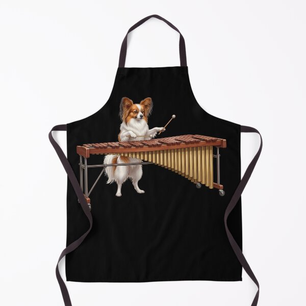 Item preview, Papillon Playing Marimba Player Marimbist Dog Lover designed and sold by TerryConnells.