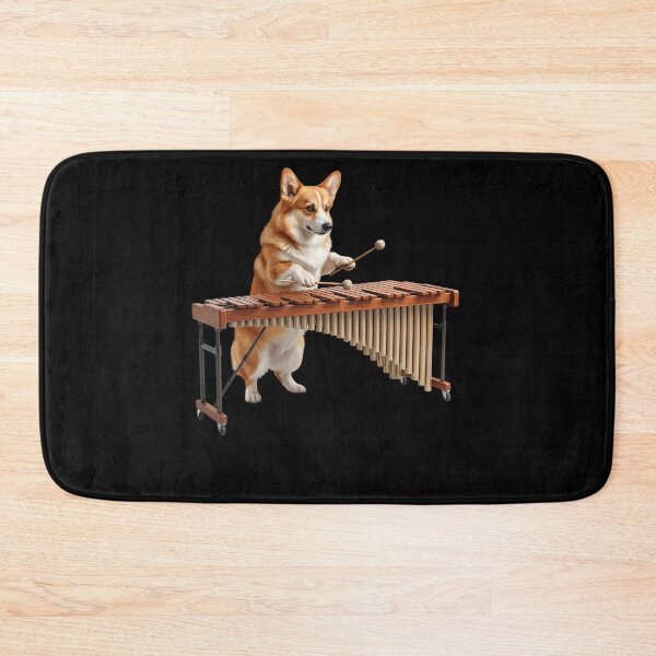 Item preview, Pembroke Welsh Corgi Playing Marimba Player Marimbist Dog Lover designed and sold by TerryConnells.