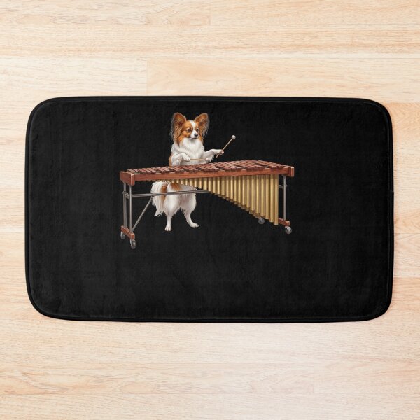 Item preview, Papillon Playing Marimba Player Marimbist Dog Lover designed and sold by TerryConnells.