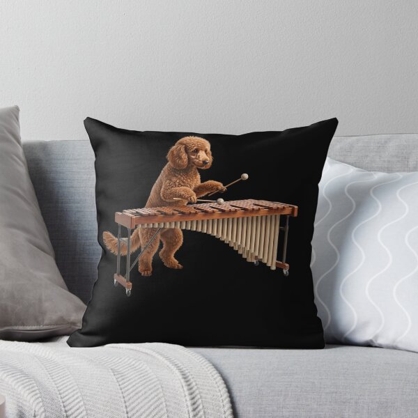 Item preview, Poodle Playing Marimba Player Marimbist Dog Lover designed and sold by TerryConnells.