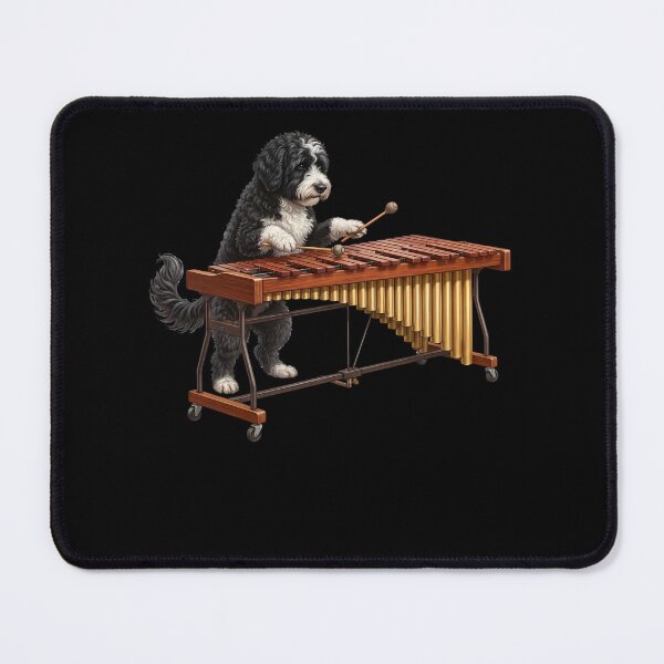 Item preview, Portuguese Water Dog Playing Marimba Player Marimbist Dog Lover designed and sold by TerryConnells.