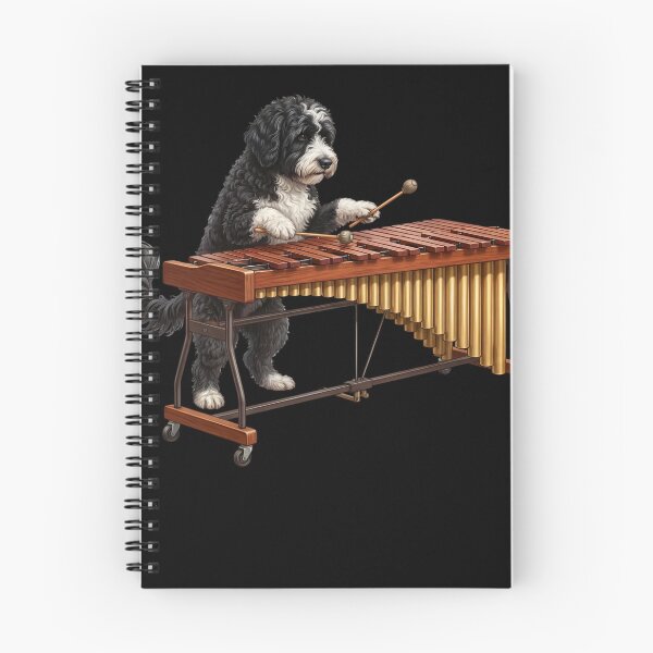 Item preview, Portuguese Water Dog Playing Marimba Player Marimbist Dog Lover designed and sold by TerryConnells.
