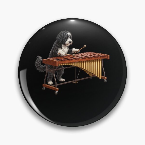 Item preview, Portuguese Water Dog Playing Marimba Player Marimbist Dog Lover designed and sold by TerryConnells.