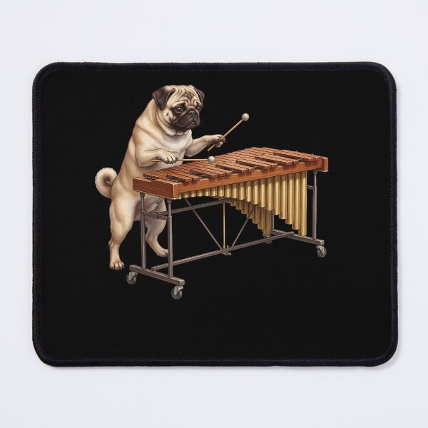 Item preview, Pug Playing Marimba Player Marimbist Dog Lover designed and sold by TerryConnells.