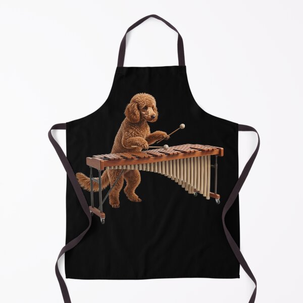Item preview, Poodle Playing Marimba Player Marimbist Dog Lover designed and sold by TerryConnells.