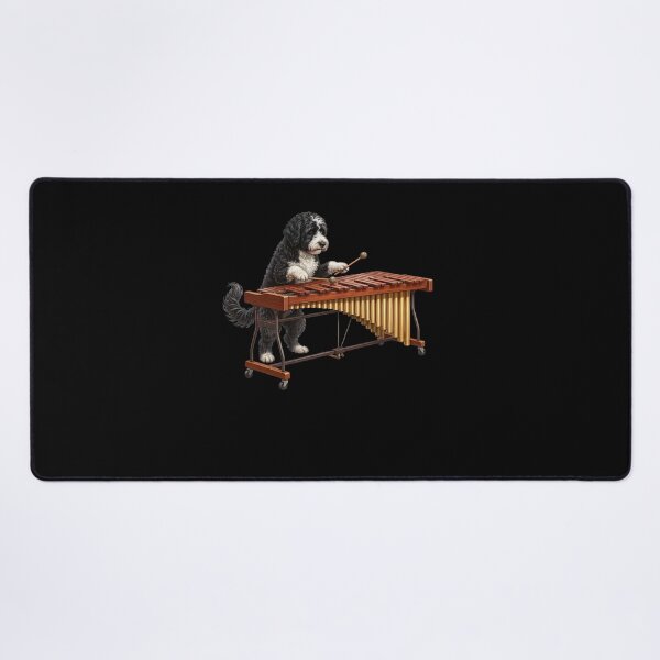 Item preview, Portuguese Water Dog Playing Marimba Player Marimbist Dog Lover designed and sold by TerryConnells.