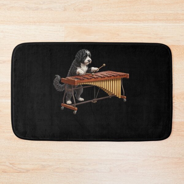 Item preview, Portuguese Water Dog Playing Marimba Player Marimbist Dog Lover designed and sold by TerryConnells.