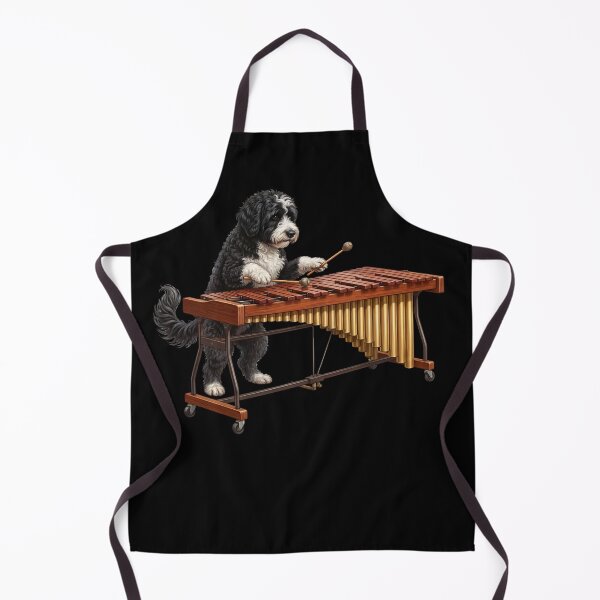 Item preview, Portuguese Water Dog Playing Marimba Player Marimbist Dog Lover designed and sold by TerryConnells.