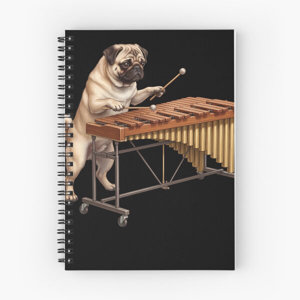 Item preview, Pug Playing Marimba Player Marimbist Dog Lover designed and sold by TerryConnells.
