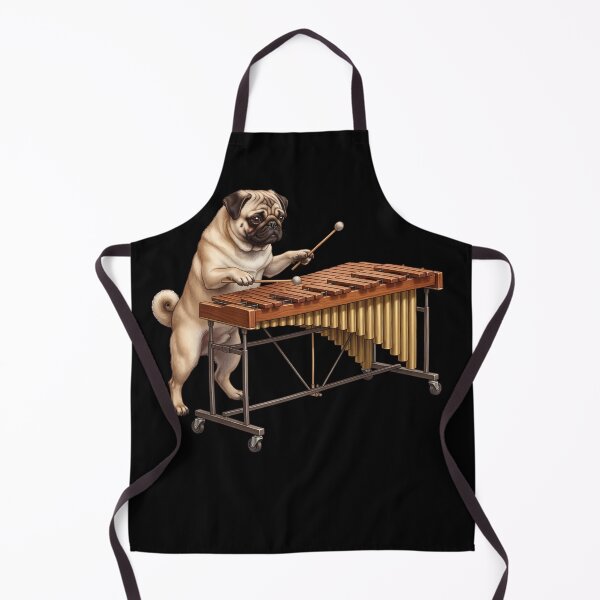 Item preview, Pug Playing Marimba Player Marimbist Dog Lover designed and sold by TerryConnells.