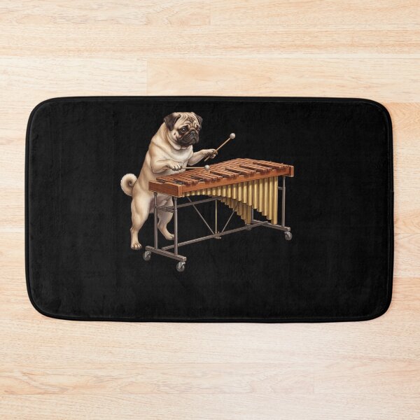 Item preview, Pug Playing Marimba Player Marimbist Dog Lover designed and sold by TerryConnells.