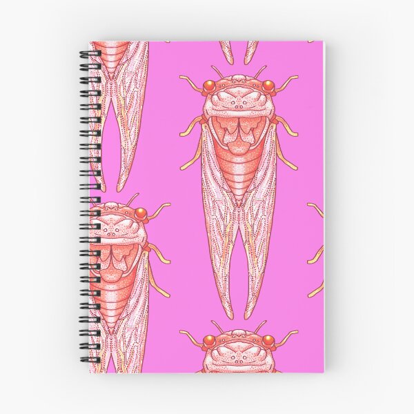 Item preview, Party Cicadas red pink and orange designed and sold by beesocks.