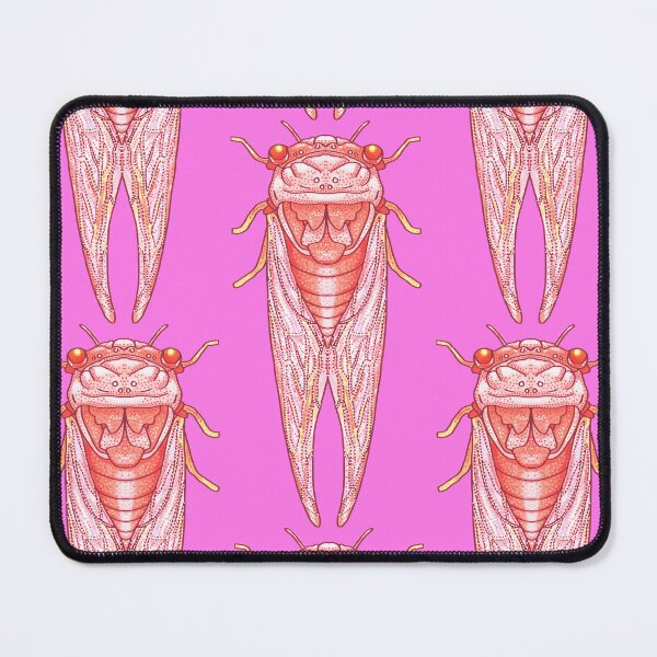Item preview, Party Cicadas red pink and orange designed and sold by beesocks.
