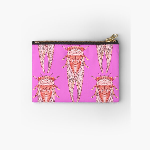 Item preview, Party Cicadas red pink and orange designed and sold by beesocks.