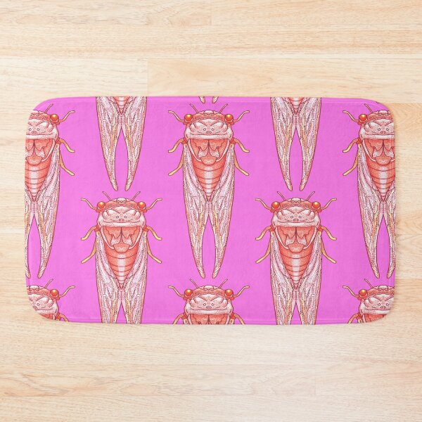 Item preview, Party Cicadas red pink and orange designed and sold by beesocks.