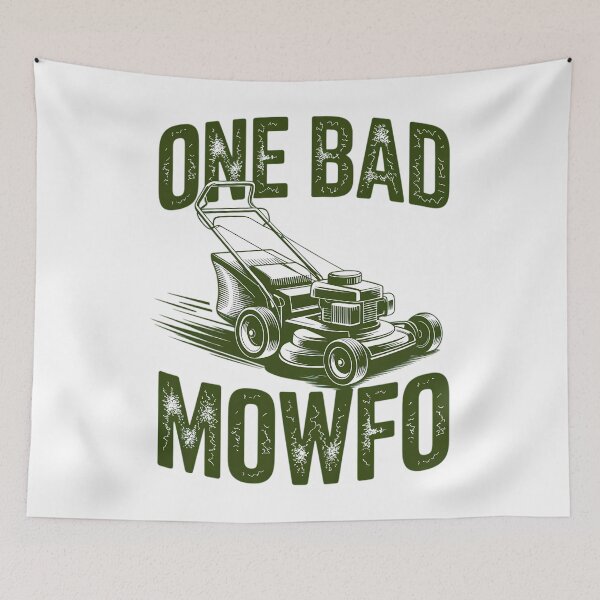 Item preview, Dad Lawn Mowing One Bad Mowfo Mower Dad Gardening designed and sold by HellD3vil-Art.