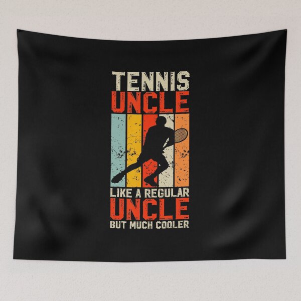 Item preview, Tennis Uncle Like A Regular Uncle But Much Cooler Retro Player  designed and sold by WayTBeenkenArt.