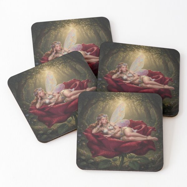 Item preview, The Red Rose Fairy designed and sold by PictureNZ.