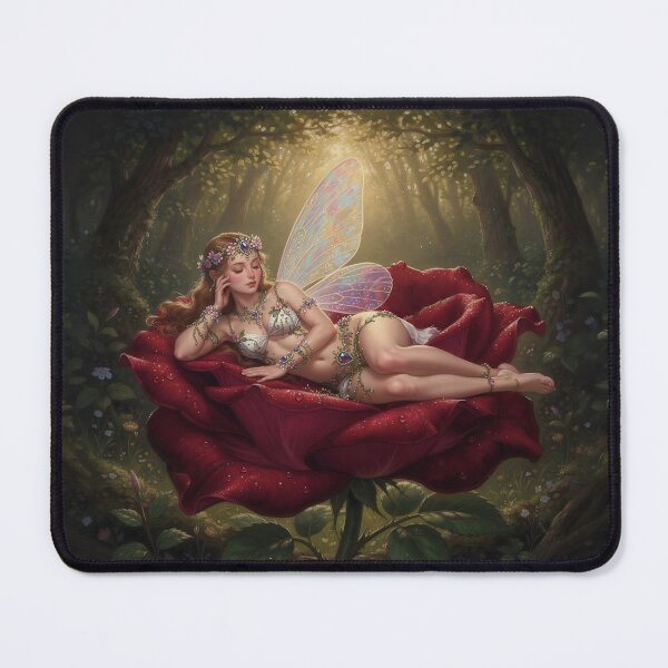 Item preview, The Red Rose Fairy designed and sold by PictureNZ.