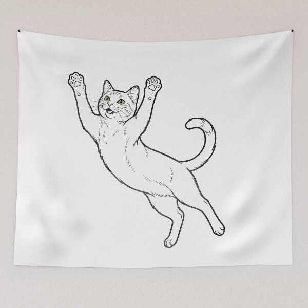 Item preview, Funny Soccer Cat Heading Ball Minimalist Cat Football Line Art Design designed and sold by BernoNickel.