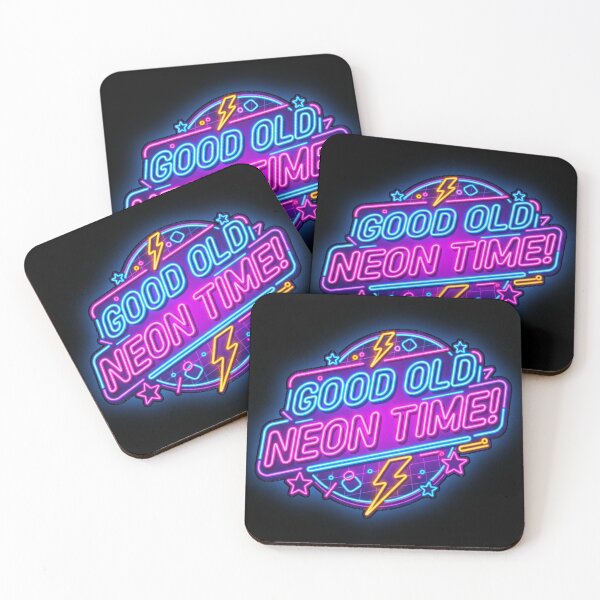 Item preview, Old Retro Vintage GOOD OLD NEON TIME! designed and sold by Giulivo Store Graphic.