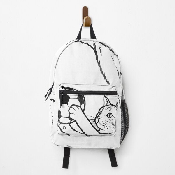 Item preview, Goalkeeper Cat Funny Soccer Cat Diving Save Minimalist Line Art designed and sold by BernoNickel.