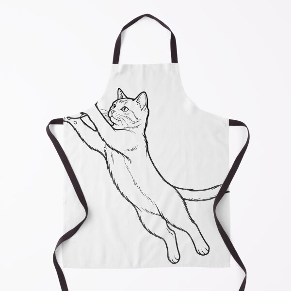 Item preview, Goalkeeper Cat Funny Soccer Cat Diving Save Minimalist Line Art designed and sold by BernoNickel.