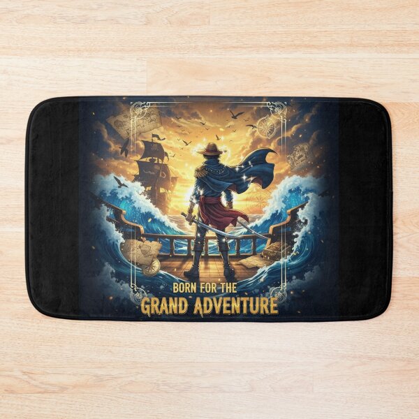 Item preview, Born for the Grand Adventure ⚓? – Epic Anime Pirate T-Shirt Design designed and sold by swizbiz.