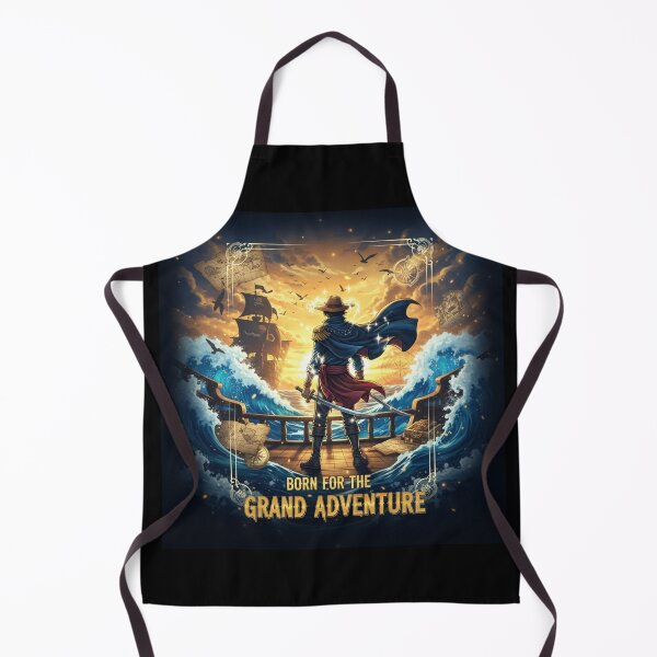 Item preview, Born for the Grand Adventure ⚓? – Epic Anime Pirate T-Shirt Design designed and sold by swizbiz.