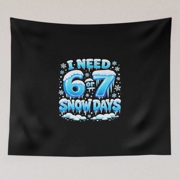 Item preview, I Need 6 or 7 Snow Days Funny Winter School Humor designed and sold by gladysenglish.