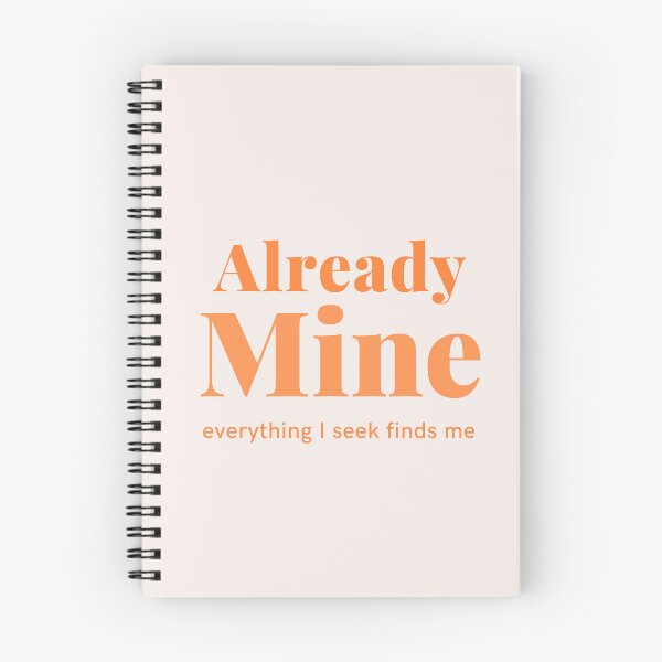 Item preview, Already Mine Minimal Design | Positive Energy Manifestation Quotes designed and sold by CosmicQuietStudio.