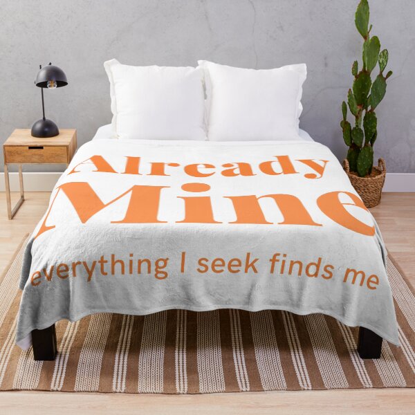 Item preview, Already Mine Minimal Design | Positive Energy Manifestation Quotes designed and sold by CosmicQuietLab.