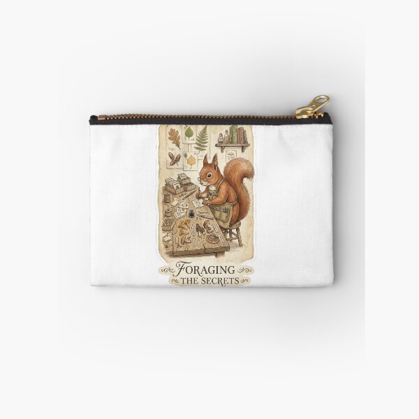 Item preview, Victorian Squirrel Gardener - Vintage Botanical Foraging designed and sold by HiruK.