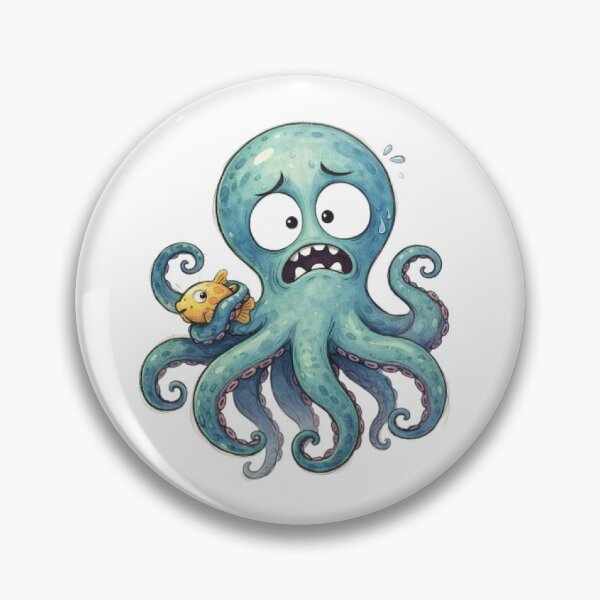 Item preview, Scaredy Squid designed and sold by FLATVAC STICKER.