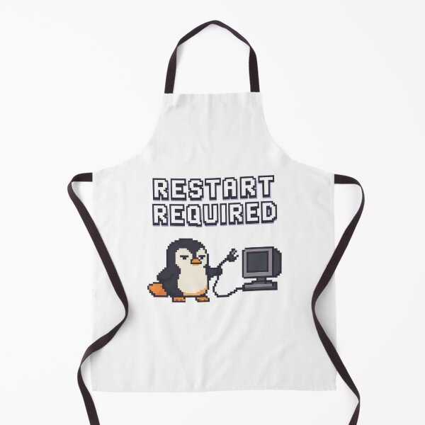 Item preview, Restart Required Penguin designed and sold by ImmyCreations.