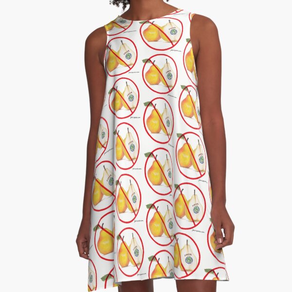 Mahjong Dress No Jokers with Pears A-Line Dress