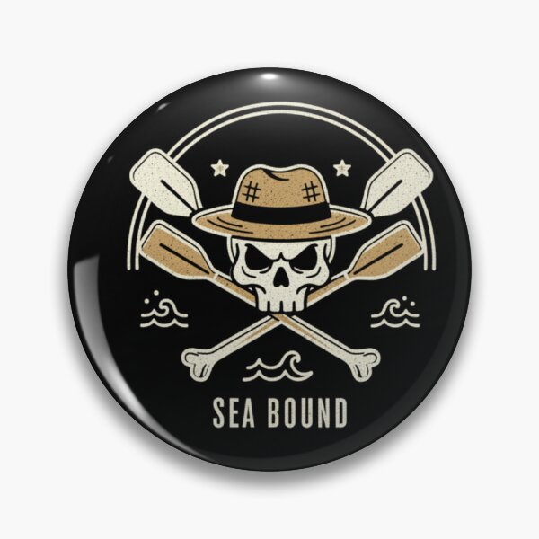 Item preview, Sea Bound ☠️⚓ – Minimalist Pirate Emblem T-Shirt Design designed and sold by swizbiz.