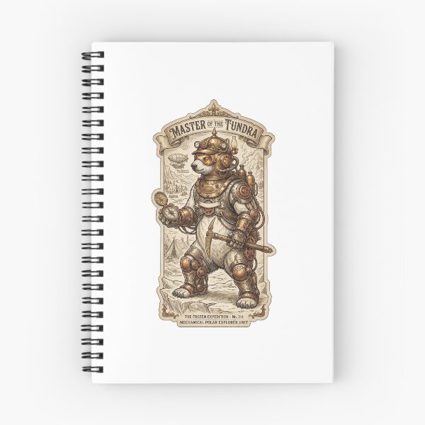 Item preview, Steampunk Polar Bear Explorer - Victorian Mechanical Art designed and sold by HiruK.