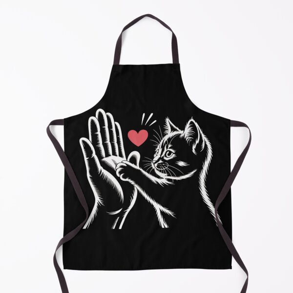Item preview, Cute Cat High Five with Love designed and sold by Redwan58.