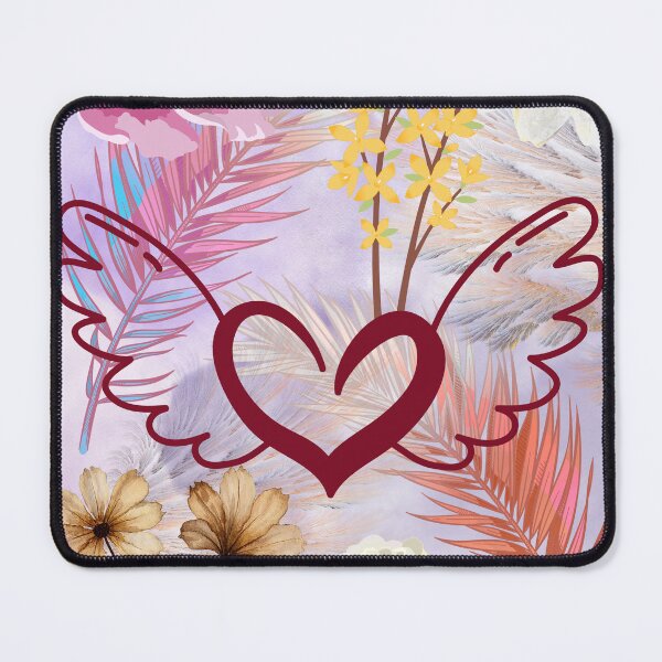 Item preview, winged heart blooms designed and sold by ArtByTrishiaK.